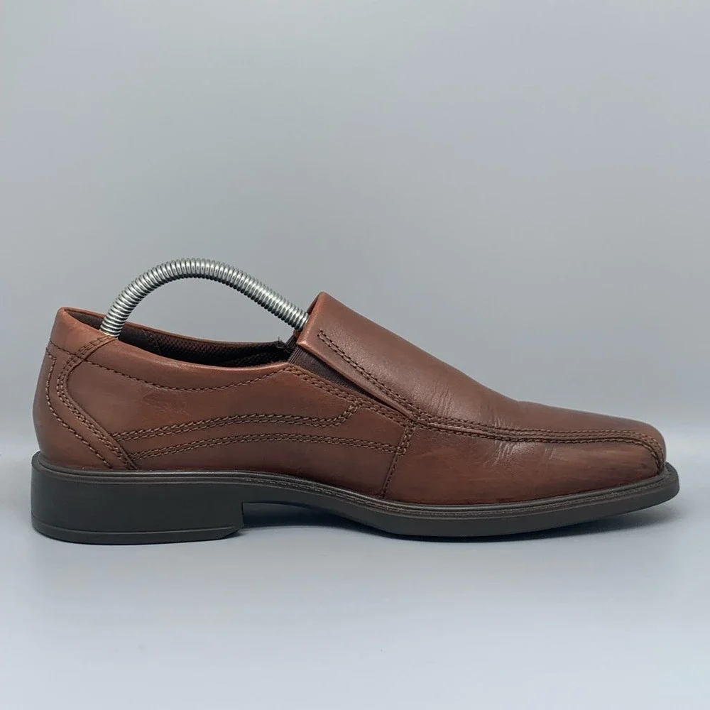 ECCO Helsinki 2 Apron Toe Slip On Oxford Shoes Men's Sz‎ 7.5
